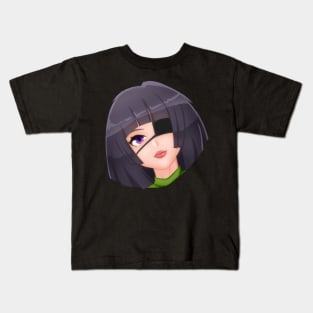 eye patch girl Kids T-Shirt